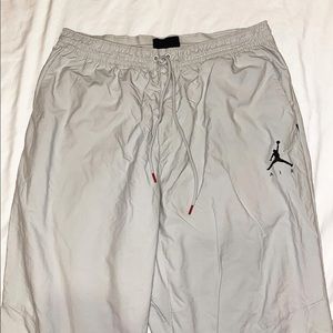 Jordan track pants.